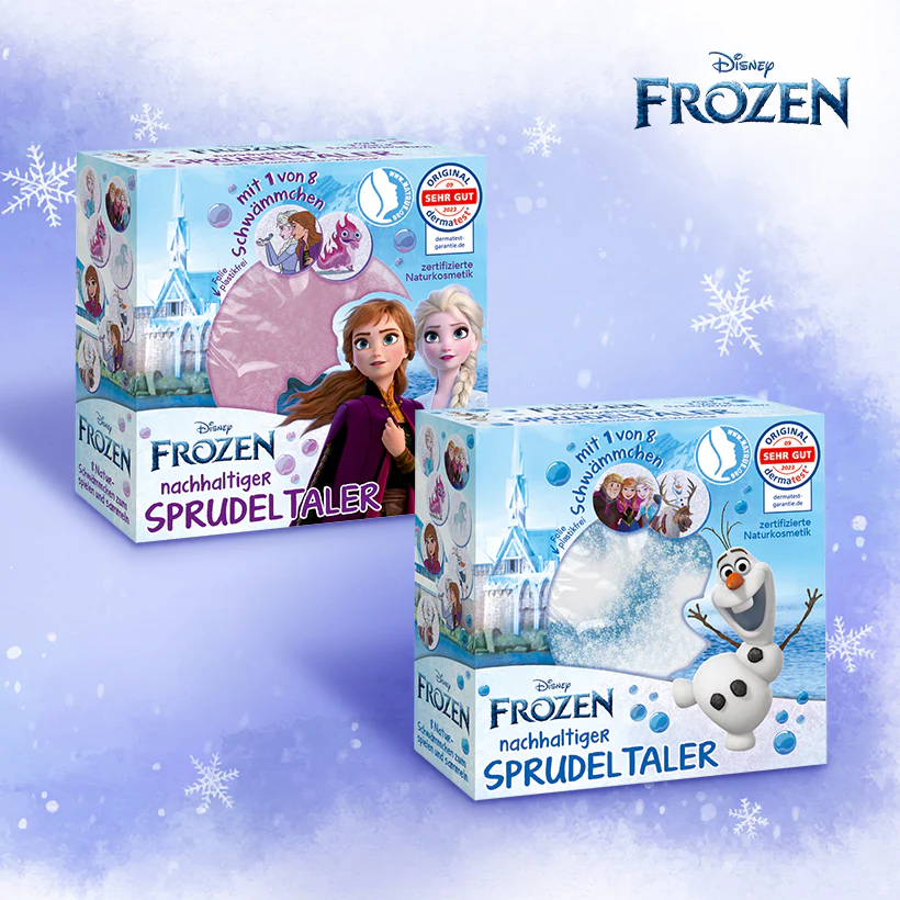 Frozen Sprudeltaler Olaf, Anna und Elsa